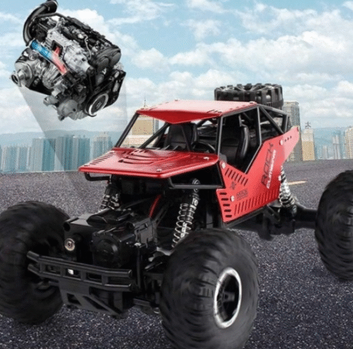 Didelis RC automobilis 4X4 su 2 baterijomis - Image 6