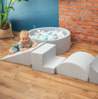 KiddyMoon namų žaidimo aikštelė su kamuoliukų baseinu - Image 2