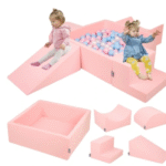 Square Toys sausas baseinas, 300 kamuoliukų vaikams