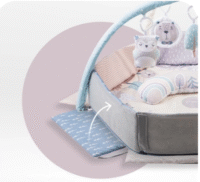 Edukacinis kilimėlis kūdikiams 2in1 - MoMi PASTEL - Image 5