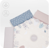Edukacinis kilimėlis kūdikiams 2in1 - MoMi PASTEL - Image 6