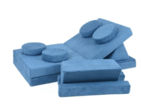 VELINDA Daugiafunkcinė modulinė sofa vaikams iš putplasčio blokų - mėlyna - Image 4