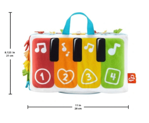 FISHER PRICE MINKŠTAS SENSORINIS PIANINAS KŪDIKIUI - Image 8