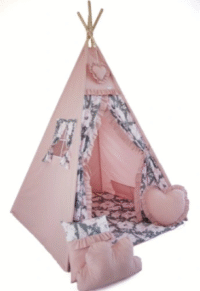 TIPI rožinė palapinė vigwam - Image 3