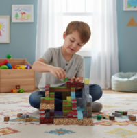 Magnetinės minecraft kaladėlės 184vnt - Image 3