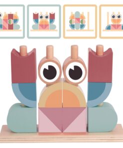 TOOKY TOY medinis krabo dėlionės kaladėlių rinkinys