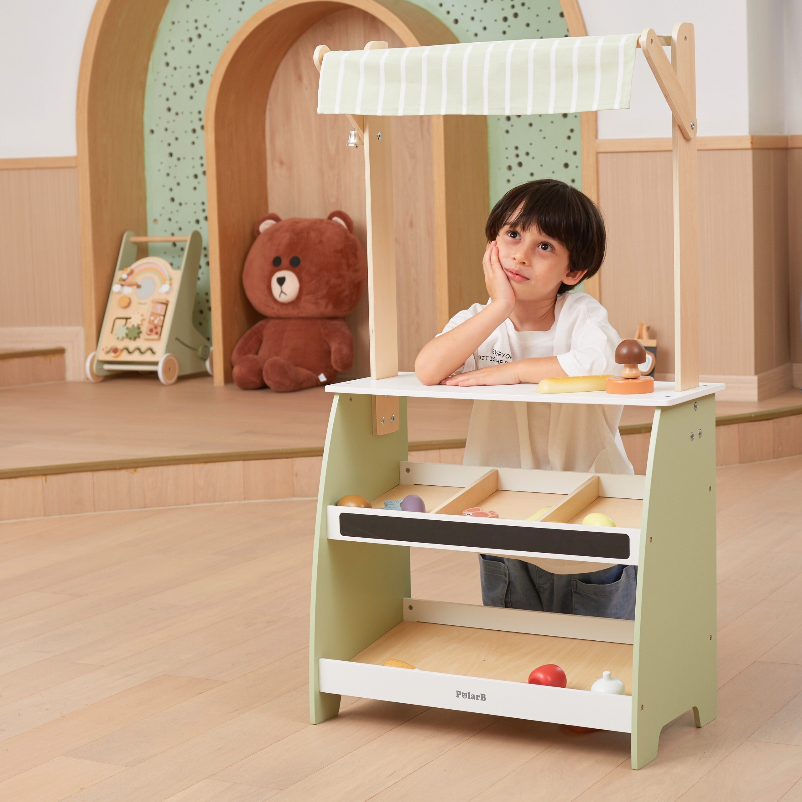 VIGA PolarB medinių mugių stendų rinkinys XXl prekystalių priedų parduotuvė VIGA PolarB medinių mugių stendų rinkinys XXl prekystalių priedų parduotuvė