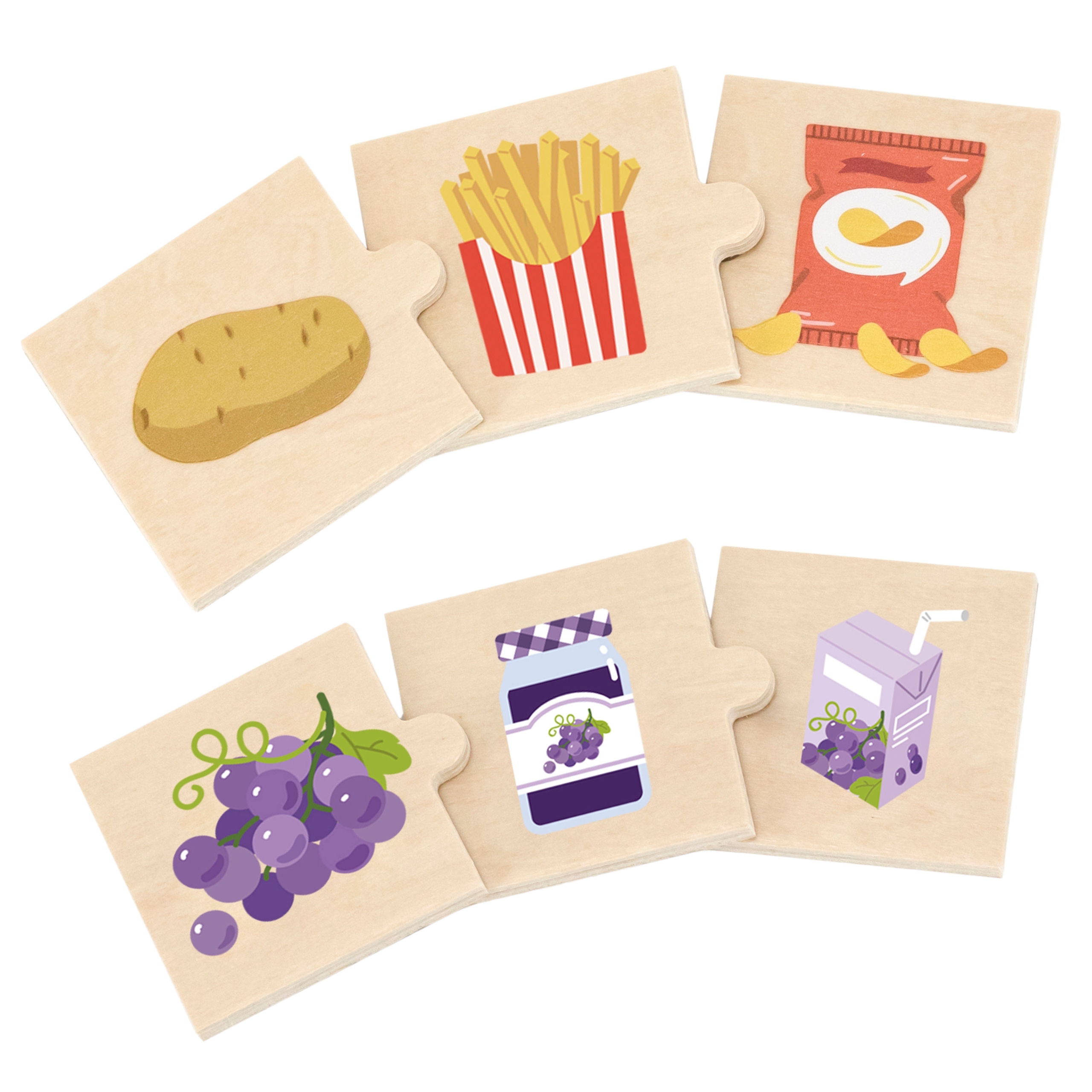 VIGA dėlionių rinkinys „Atraskite gamtos ir maisto ryšį“ VIGA dėlionių rinkinys „Atraskite gamtos ir maisto ryšį“