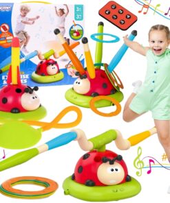 WOOPIE 3 viename arkadinis žaidimas Raketų paleidimo priemonė Šokdynė Mėtyk į taikinį Boružėlė