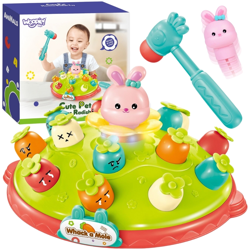 WOOPIE BABY Interaktyvus Arkadiniai Žaidimas Punch Morkų Švietimo Hammer Strike Kretoje WOOPIE BABY Interaktyvus Arkadiniai Žaidimas Punch Morkų Švietimo Hammer Strike Kretoje