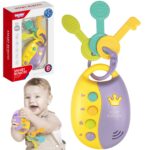 WOOPIE BABY interaktyvūs automobilio rakteliai su nuotolinio valdymo pultu 2in1 kramtukas