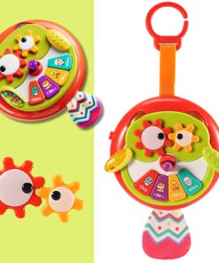 WOOPIE BABY interaktyvus pelėdos pianino žaislas su čežėjančia uodega