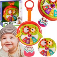 WOOPIE BABY interaktyvus pelėdos pianino žaislas su čežėjančia uodega