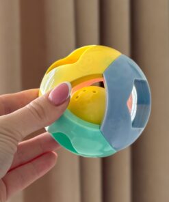 WOOPIE BABY pastelinis barškutis ropojantis kamuoliukas 0m+