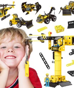 WOOPIE Konstrukcinis rinkinys STEAM Construction Vehicles 6in1 223 vnt.