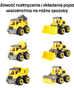 WOOPIE Nuotoliniu būdu valdomas DIY statybos automobilis
