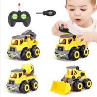 WOOPIE Nuotoliniu būdu valdomas DIY statybos automobilis