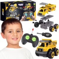 WOOPIE Nuotoliniu būdu valdomas DIY statybos automobilis