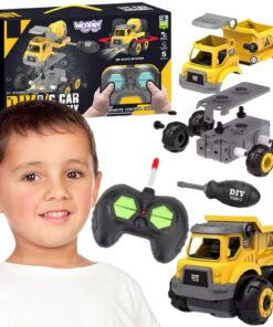 WOOPIE Nuotoliniu būdu valdomas DIY statybos automobilis