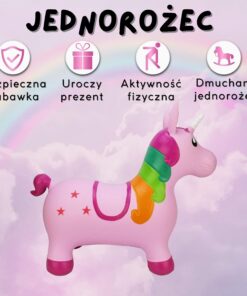 WOOPIE Rožinis Vienaragio šokliukas