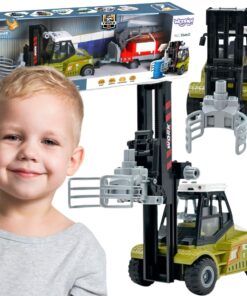 WOOPIE Užsegamas šakinis krautuvas su priekaba Šviesos garsai