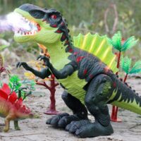 WOOPIE Vaikščiojantis dinozauras Tyrannosaurus Rex šviesos ir garso efektai