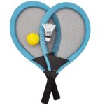 WOOPIE didelių vaikiškų badmintono rakečių rinkinys + plunksninė
