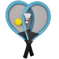 WOOPIE didelių vaikiškų badmintono rakečių rinkinys + plunksninė