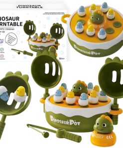 WOOPIE dinozaurų gaudymo 4 viename arkadinis žaidimas katapulta