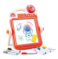 WOOPIE dvipusė piešimo lenta Tetris žaidimas 2in1 oranžinė