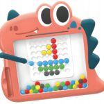 WOOPIE magnetinė lenta vaikams Montessori MagPad dinozauras