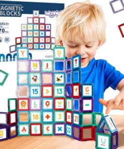 WOOPIE magnetiniai statybiniai blokai 3D mokomasis rinkinys mokytis skaičiuoti