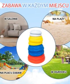 WOOPIE sensoriniai pusiausvyros akmenys 5 vnt
