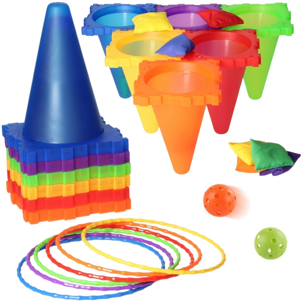 WOOPIE sodo žaidimų rinkinys 3in1 Mėtymo į taikinį kūgių lankai maišeliuose 30 vnt. WOOPIE sodo žaidimų rinkinys 3in1 Mėtymo į taikinį kūgių lankai maišeliuose 30 vnt.