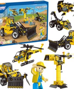 WOOPIE statybiniai blokai stato statybines transporto priemones 8 STEAM modeliai