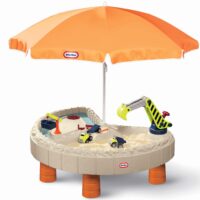 „Little Tikes“ smėlio dėžės statybvietė