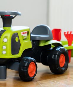 FALK Ride-on Claas 470 Arion Green su priekaba + smėlio rinkinys