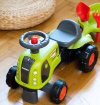 FALK Ride-on Claas 470 Arion Green su priekaba + smėlio rinkinys