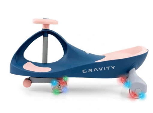 Vaikiškas važiuojamasis gravitacinis automobilis su šviečiančiais ratais - Image 4
