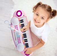 FORTEPIONAS, MP3 SU MIKROFONU, USB KLAVIATŪRA VAIKAMS - Image 4