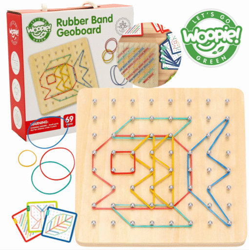 Woopie Green 3in1 kūrybinis edukacinis rinkinys – kalbėk, dėliok, kurk! - Image 3