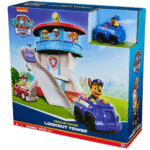 PAW PATROL apžvalgos bokšto čiuožykla „Auto Chase XXL“ rinkinys „Spin Master“