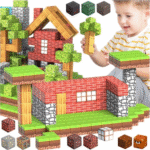 Magnetinės kaladėlės Minecraft 200vnt