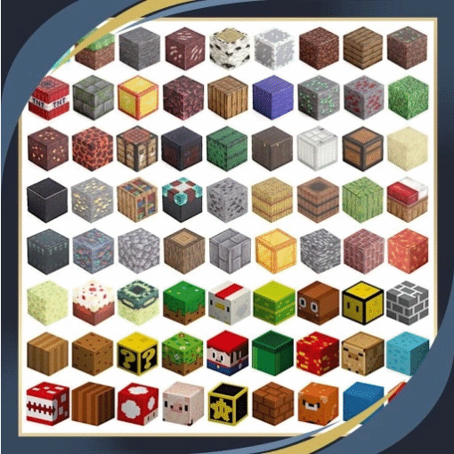 Magnetinės kaladėlės Minecraft 200vnt - Image 2