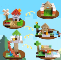 Minecraft magnetiniai konstruktoriai 300vnt - Image 3