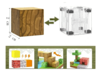 Minecraft magnetiniai konstruktoriai 300vnt - Image 4
