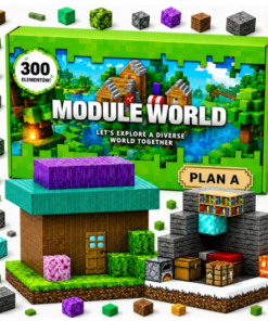 Minecraft magnetiniai konstruktoriai 300vnt