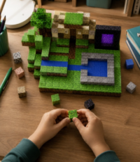 Minecraft magnetiniai konstruktoriai 300vnt - Image 3