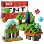 Magnetinės kaladėlės Minecraft 200vnt
