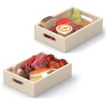 VIGA Medinis maisto produktų rinkinys dėžutėse Pusryčiai Žuvis Mėsa Pieninė